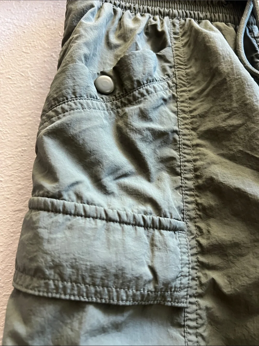 Avia Olive Green Drawstring Cargo Joggers